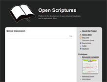Tablet Screenshot of openscriptures.org